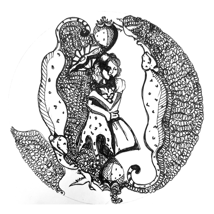 Conch Keeper original artwork by AnnaSofia