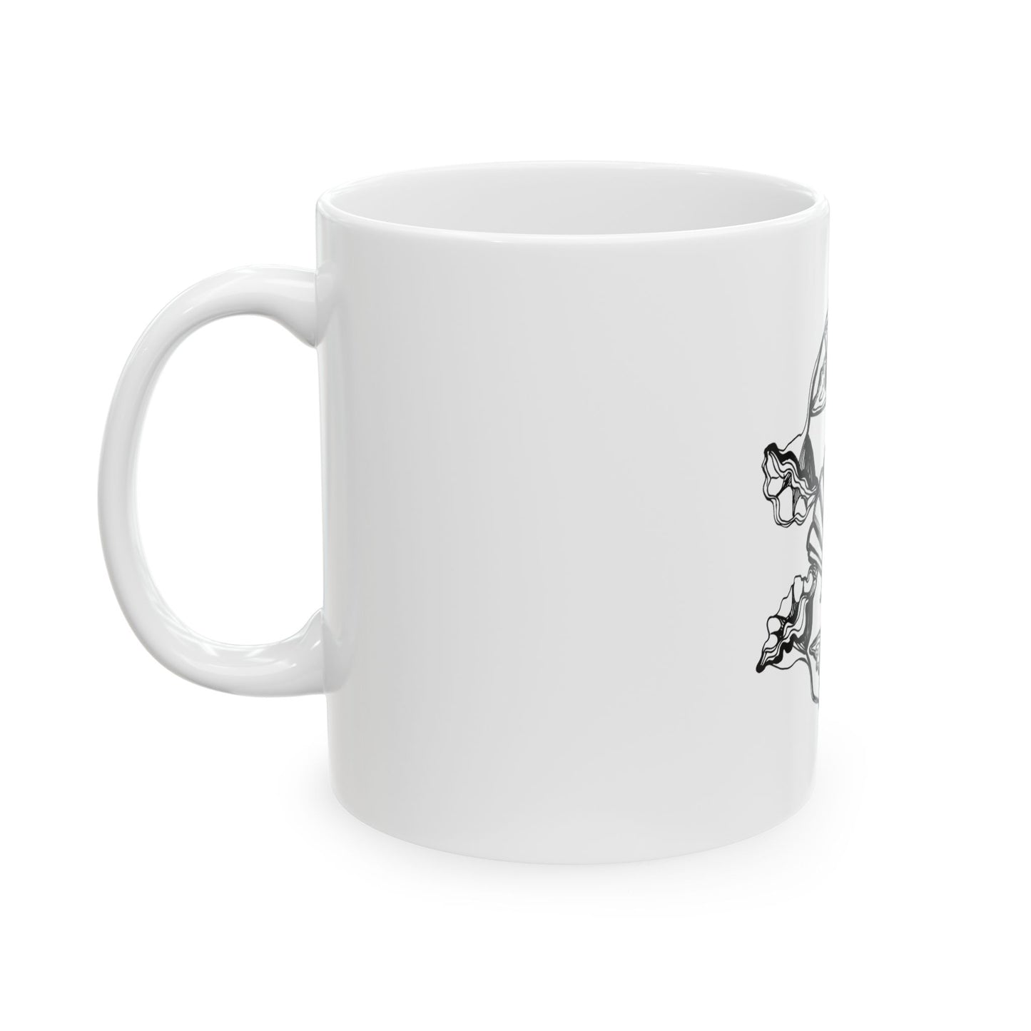Moth & Shell Arc - Ceramic Mug