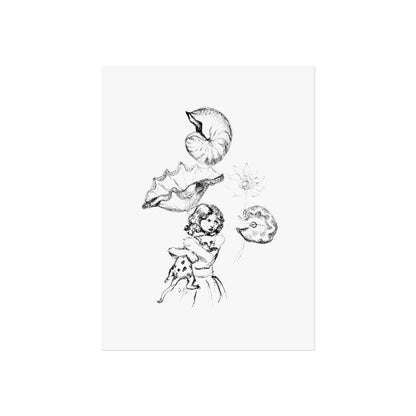 Nautilus Figure Study - Art Print