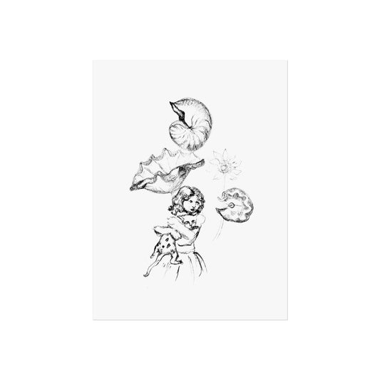 Nautilus Figure Study - Art Print